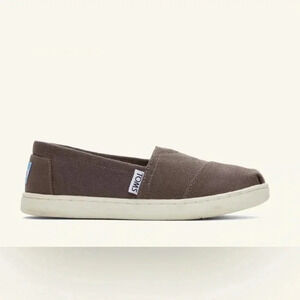 Women’s Toms Brown  Canvas Slip On Shoes Size 6.5 GUC